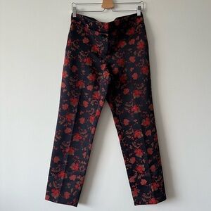 LOFT floral dress pants, size 4